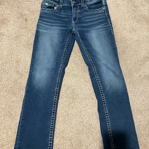 Men’s Buckle Black Jeans - Picture 2 of 3